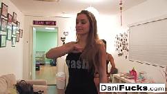 Sexy dani s first ever anal play
